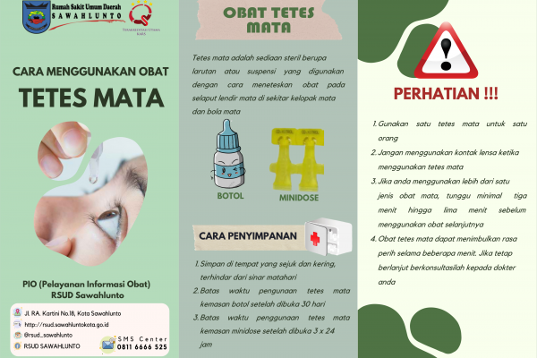 Cara Menggunakan Obat Tetes Mata