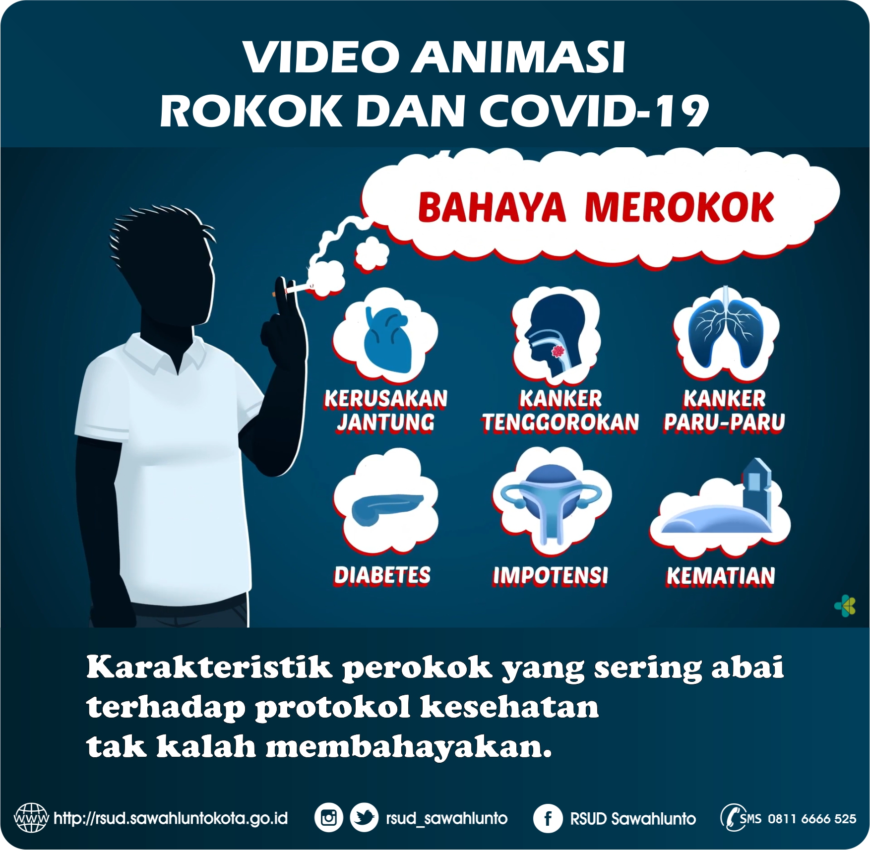 Video Animasi Rokok dan Covid-19