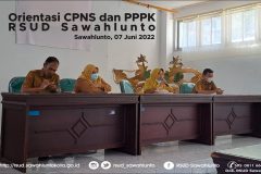 Orientasi CPNS dan PPPK RSUD Sawahlunto