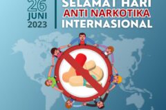Selamat Hari Anti Narkotika International 2023