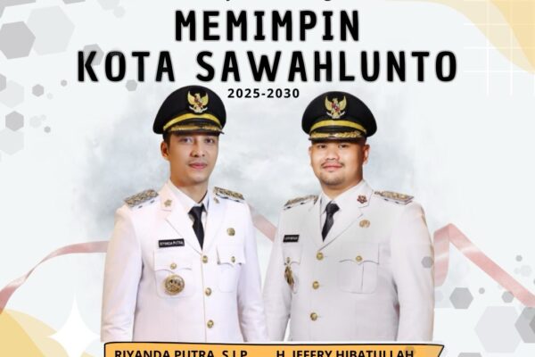 Selamat dan Sukses Atas Pelantikan Wali Kota dan Wakil Wali Kota Sawahlunto