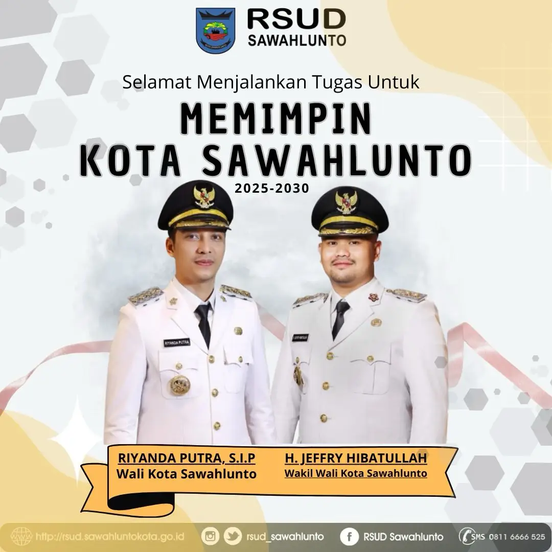 Selamat dan Sukses Atas Pelantikan Wali Kota dan Wakil Wali Kota Sawahlunto