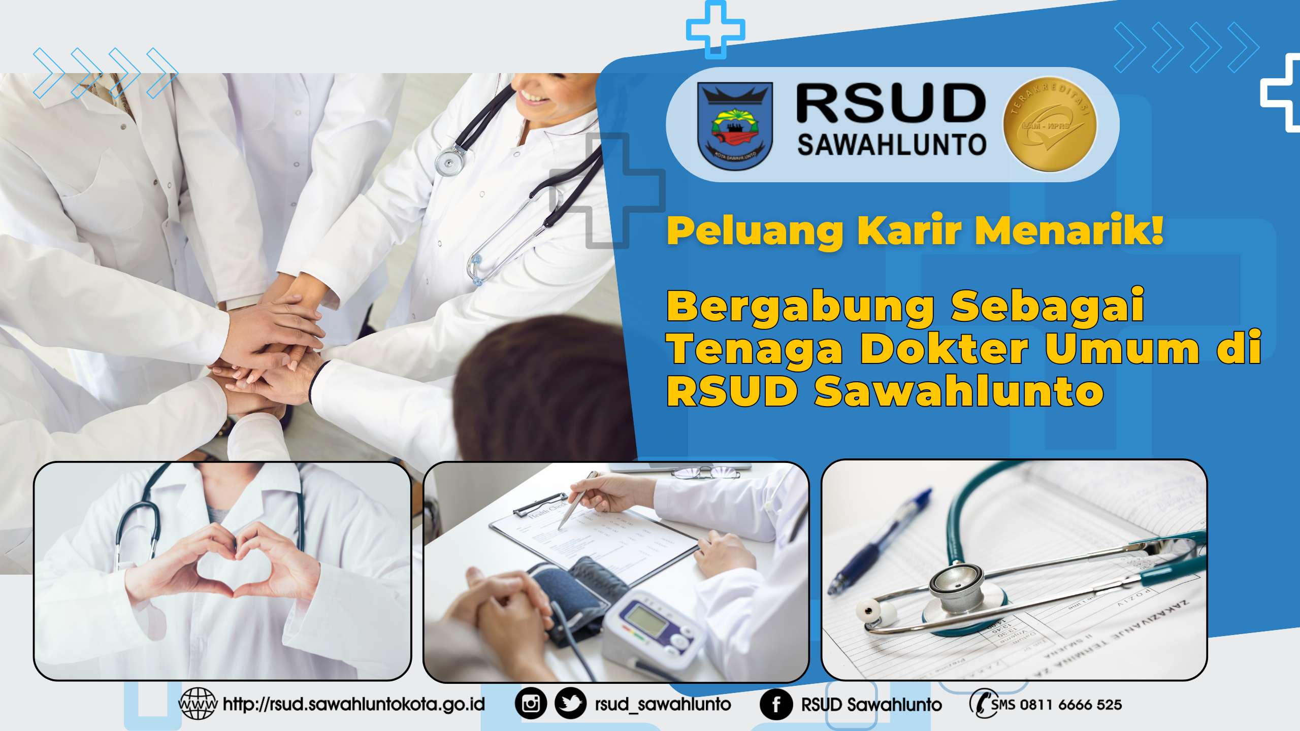 Penerimaan Tenaga Dokter Umum RSUD Sawahlunto Tahun 2025 Penerimaan Tenaga Dokter Umum RSUD Sawahlunto Tahun 2025