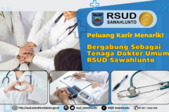 PENERIMAAN TENAGA DOKTER UMUM RSUD SAWAHLUNTO TAHUN 2025